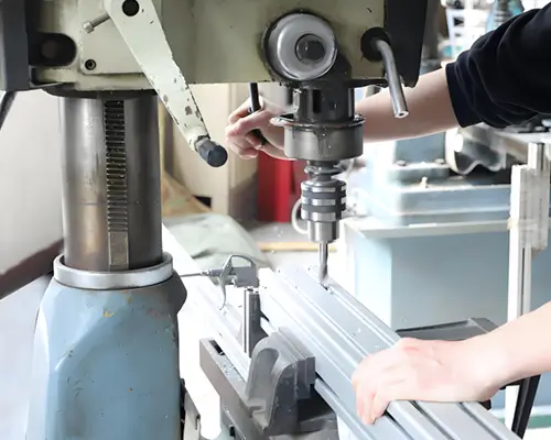 Custom Aluminum Extrusion - Drilling