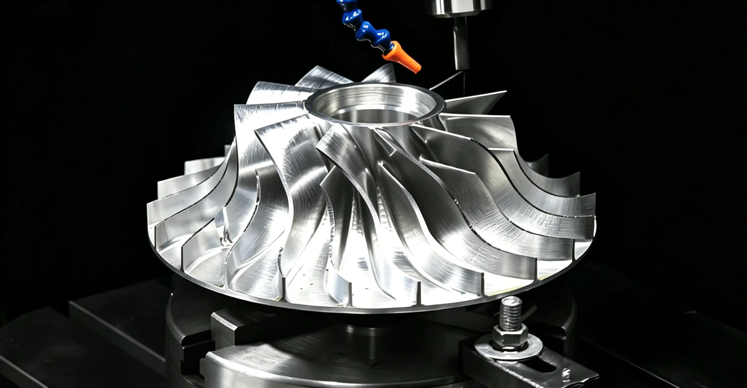 5-Axis CNC Machining Impeller Production
