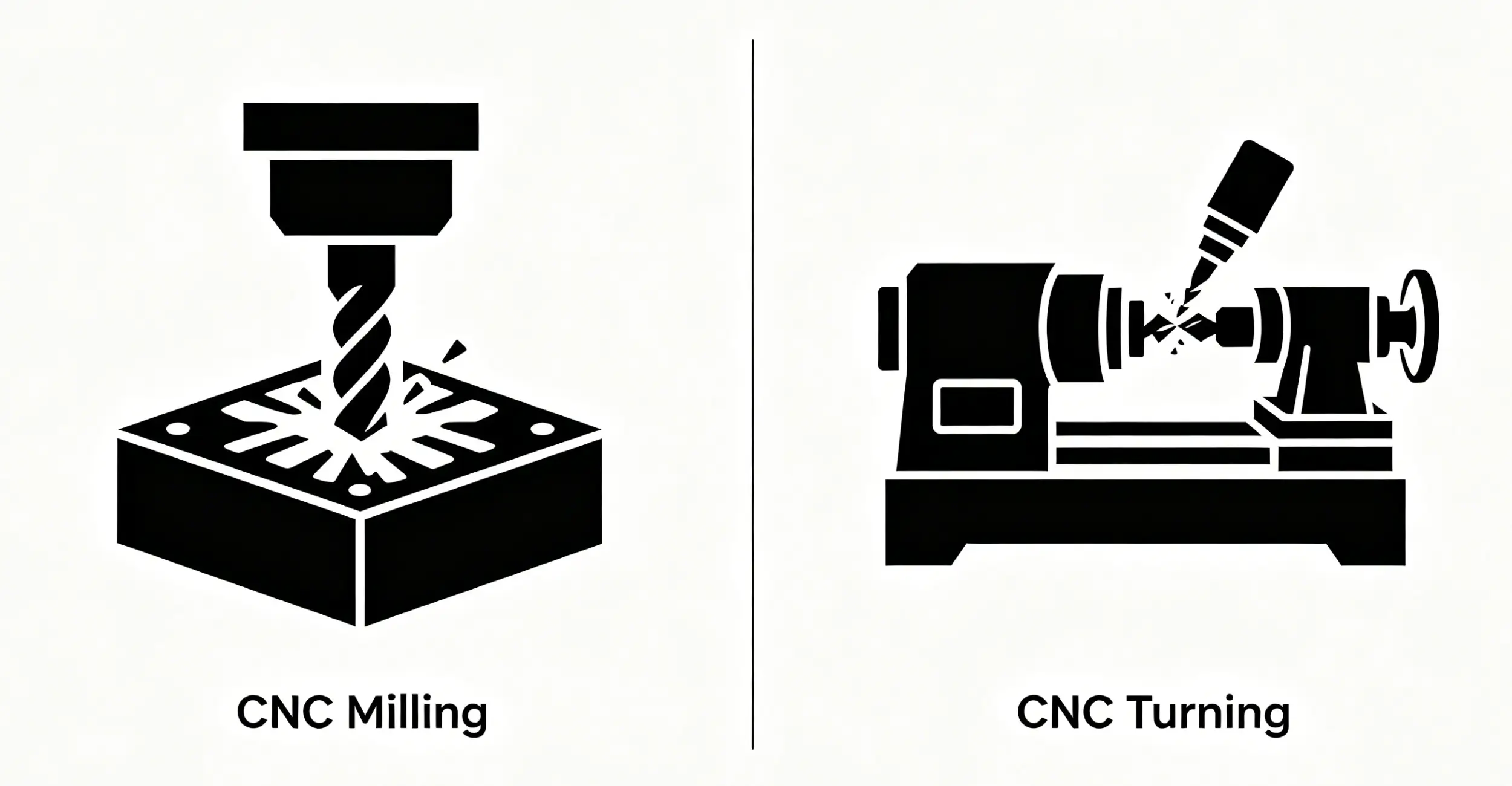 CNC Milling vs CNC Turning