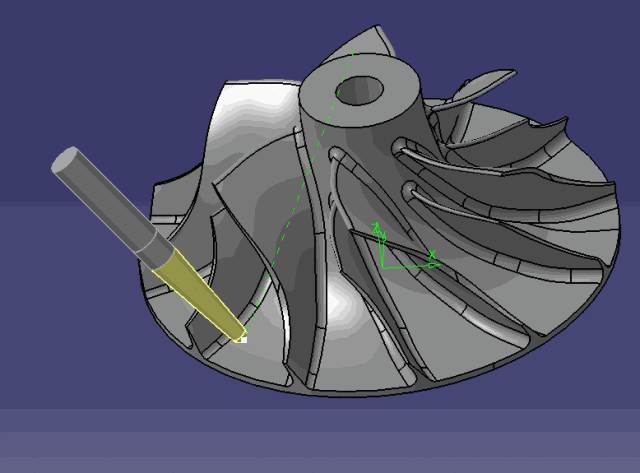 Schematic Diagram of 5-Axis CNC Machining Programming