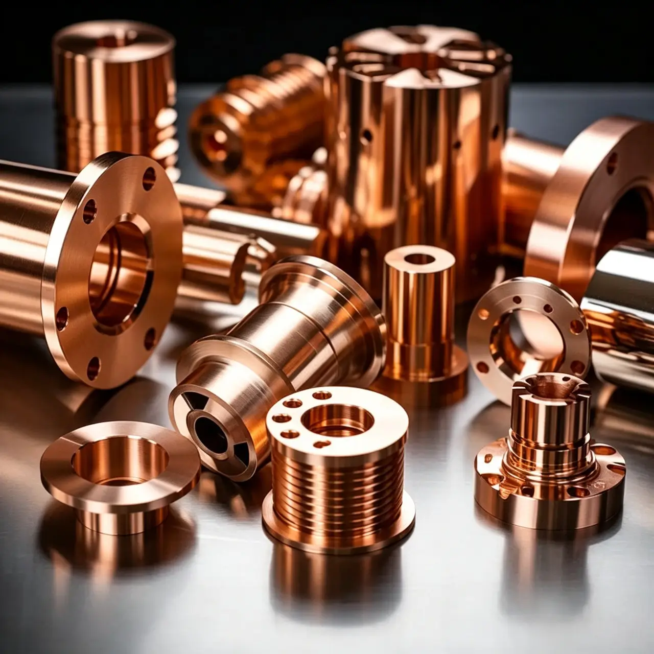 Custom Copper Machined Parts