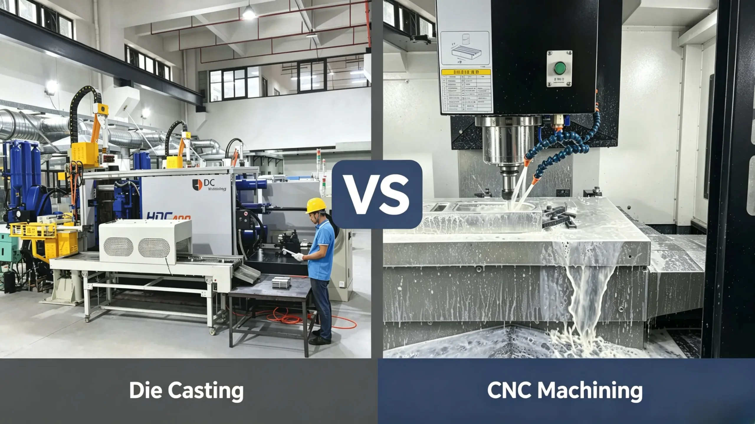 Die Casting vs CNC Machining